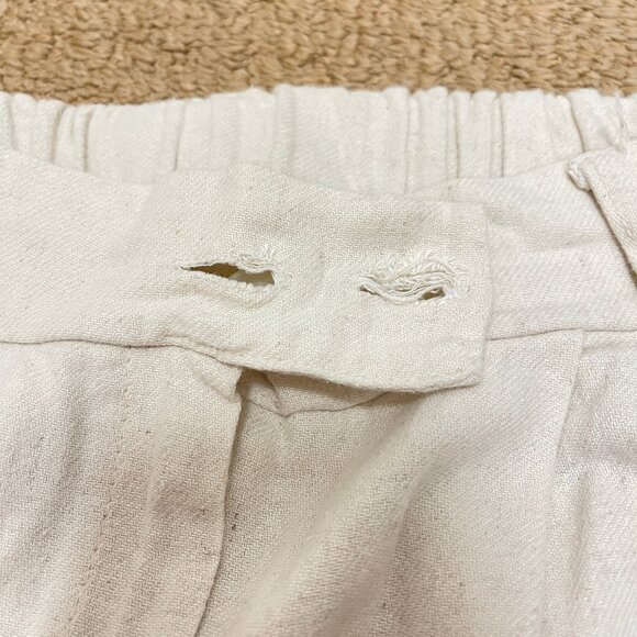 OAK + FORT Wide Leg Pants Cream – Size S - Picture 10 of 10